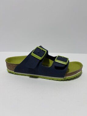 Birkenstock Kids’ Arizona Blue Birko Sandals, US 12 N, EUR 30